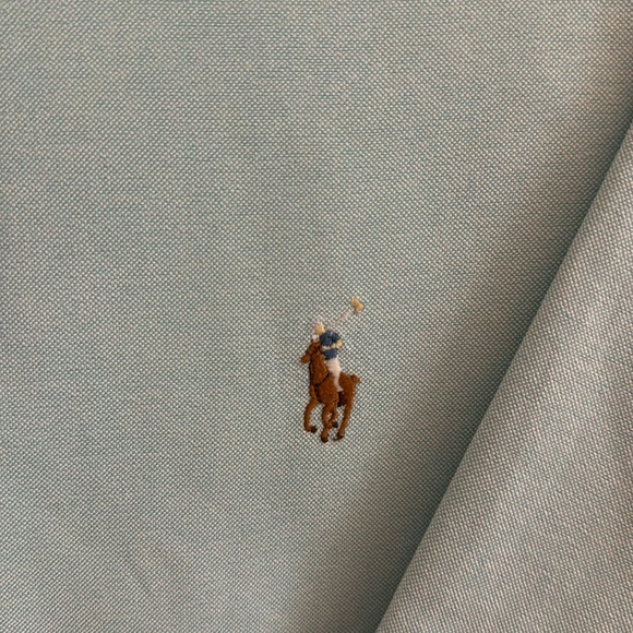 Ralph Lauren Button Down Dress Shirt - Turquoise - Size M - Picture 3 of 4